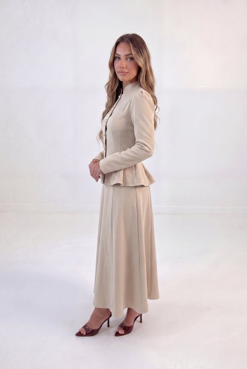 Structured Peplum Set