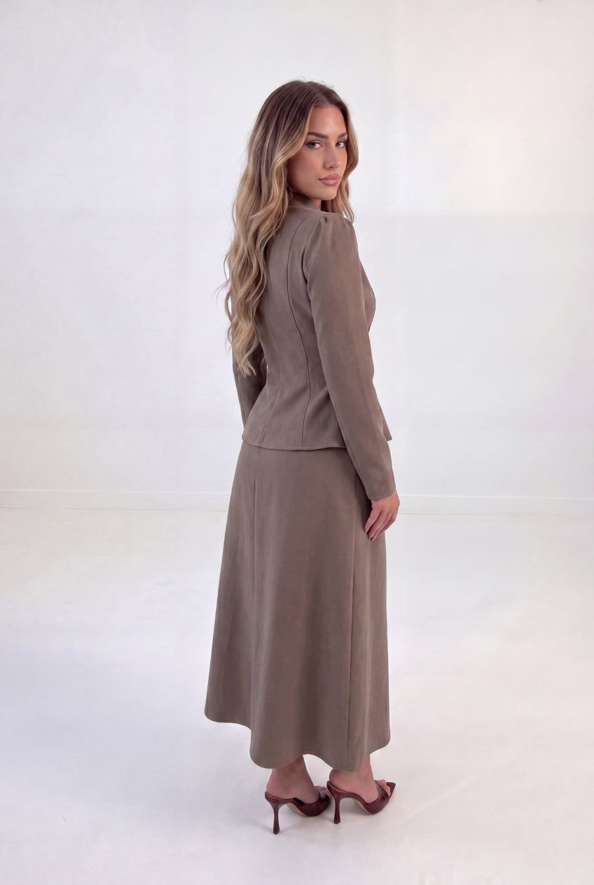 Structured Peplum Set