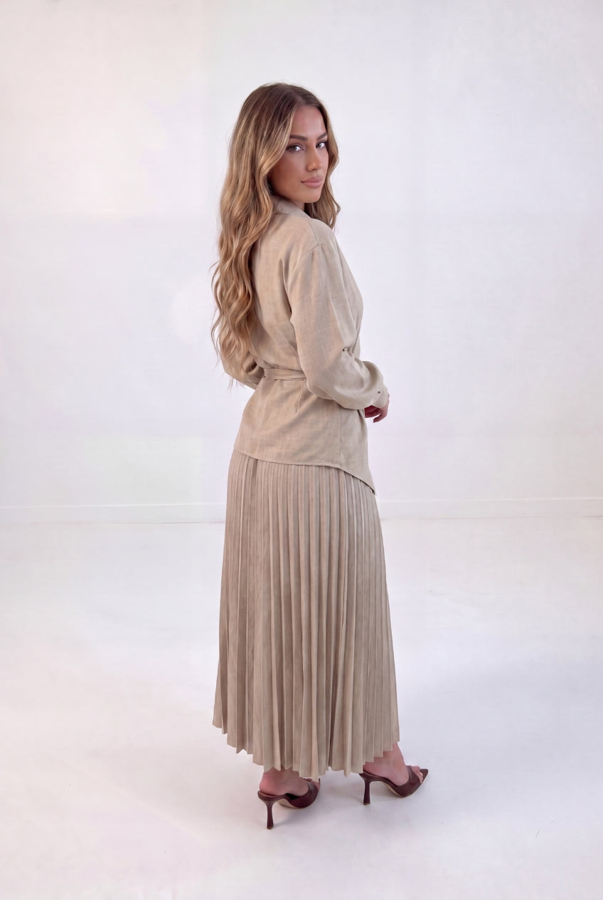 Pleated Wrap Co-ord