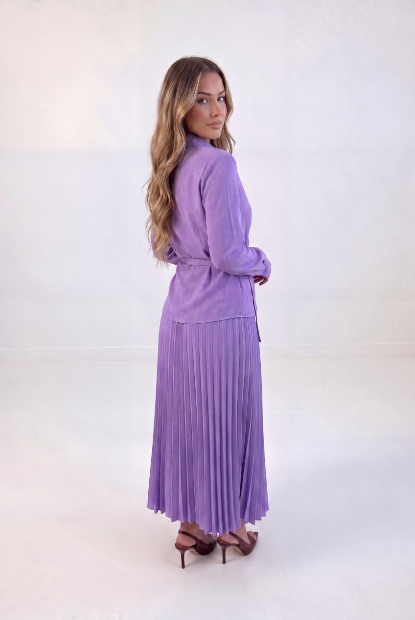 Pleated Wrap Co-ord