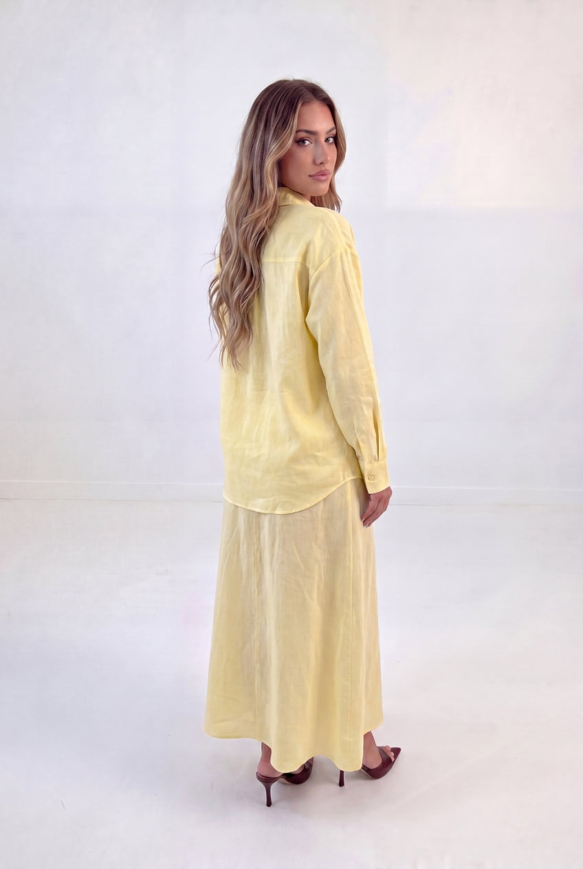 Classic Shirt Skirt Set