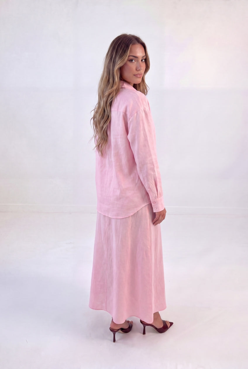 Classic Shirt Skirt Set
