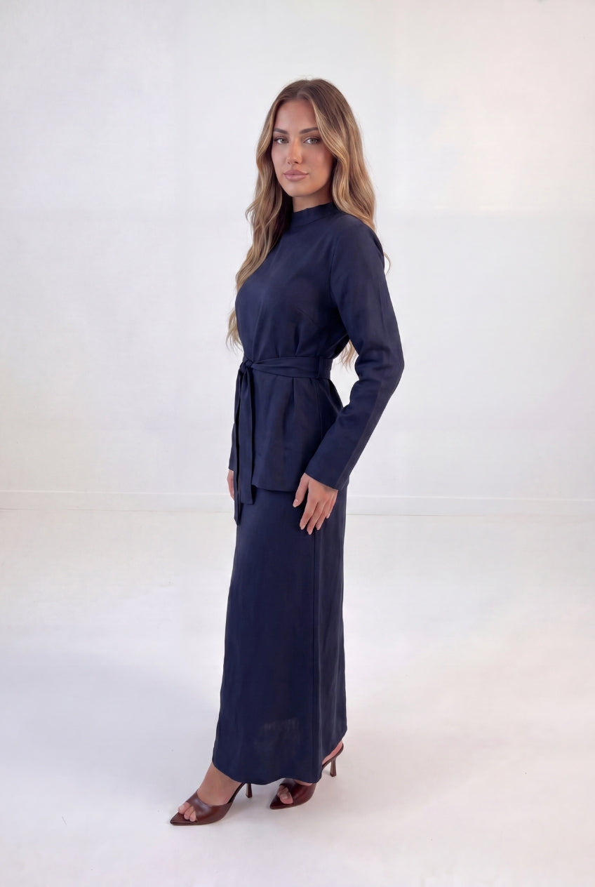 Tie Waist Linen Co-ord