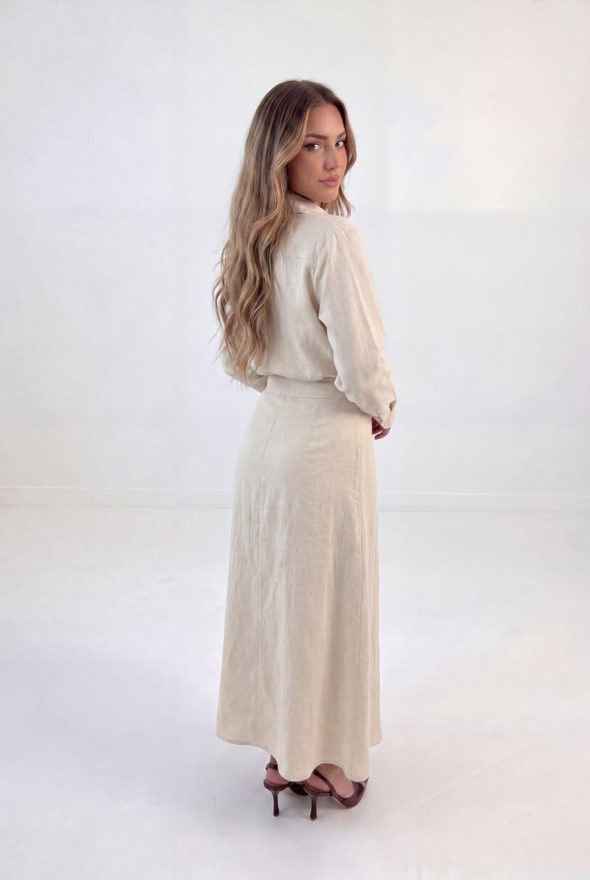 Soft Linen Skirt Co-ord