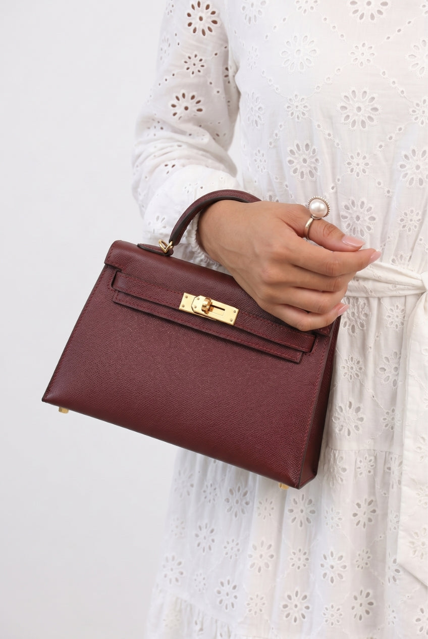 Mini Kelly - Maroon