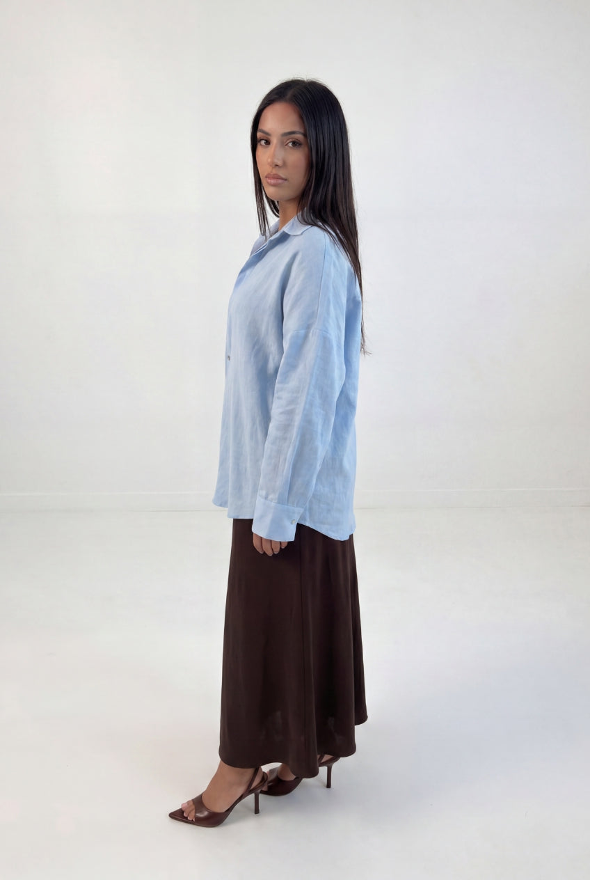 Minimal Luxe Asymmetric Blouse