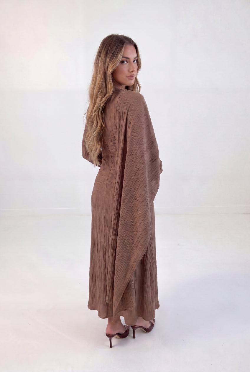 Cross Wrap Flow Dress