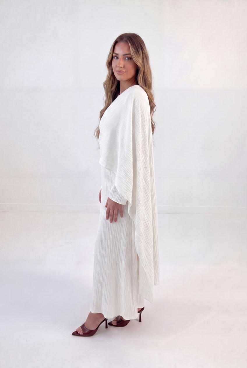 Cross Wrap Flow Dress