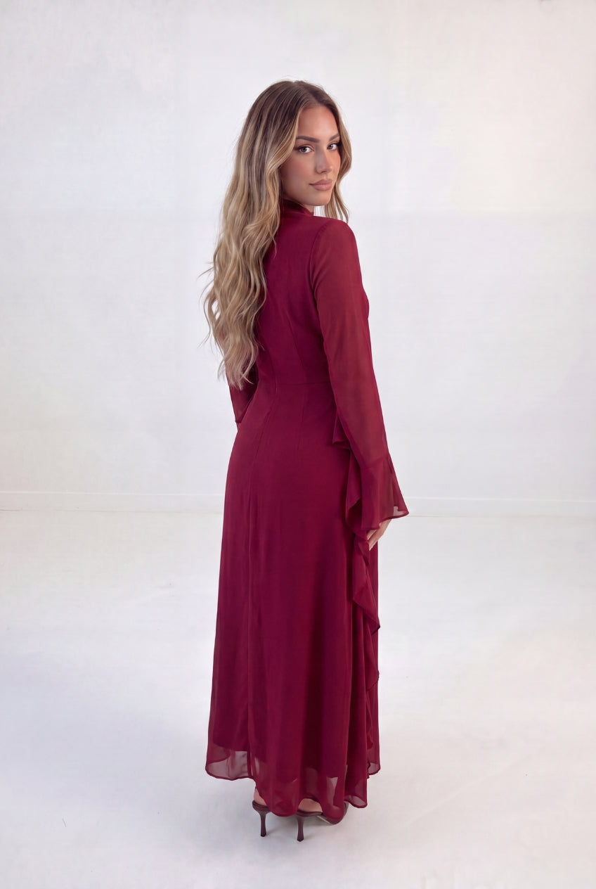 Cascade Frill Gown