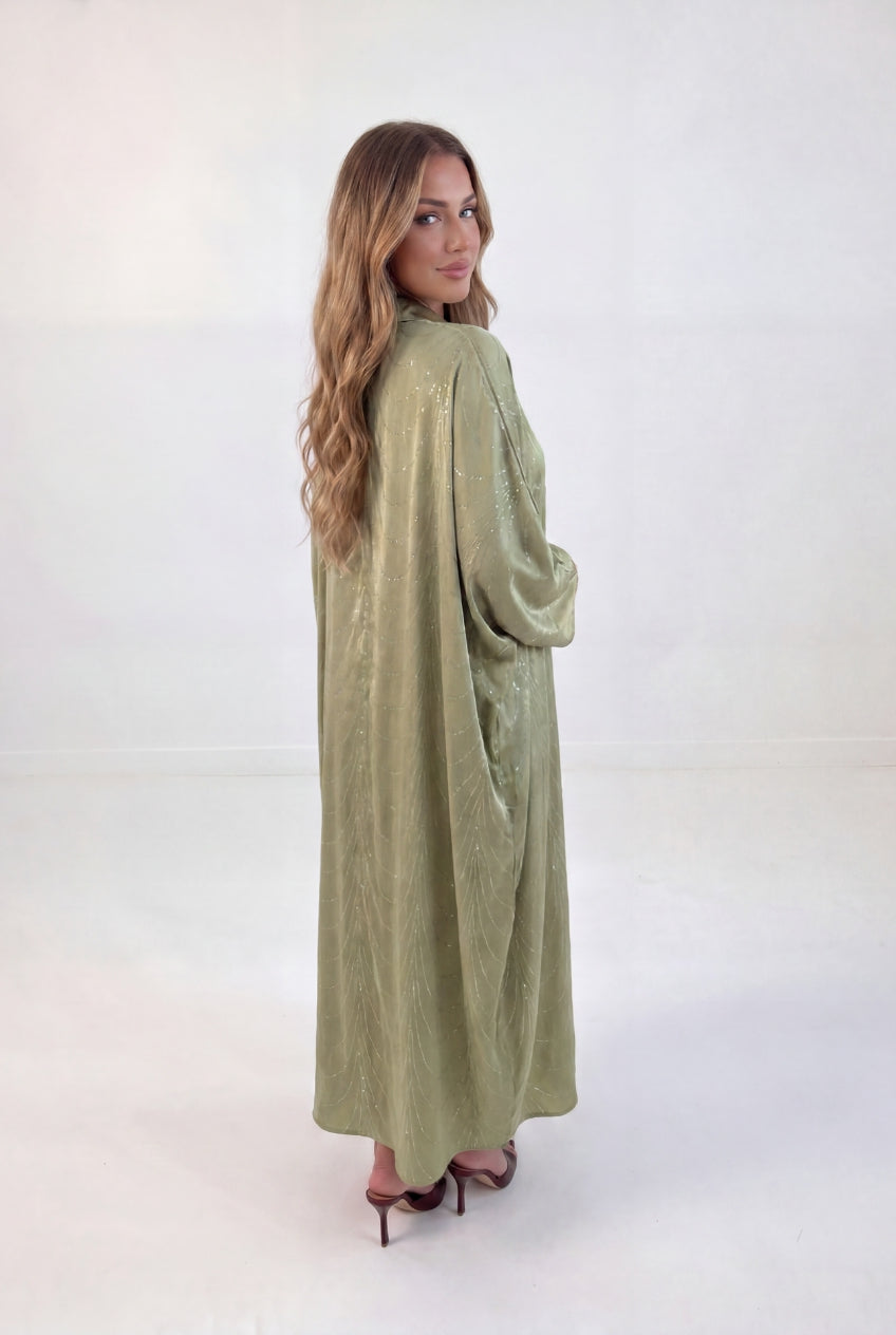Embellished Drape Kaftan