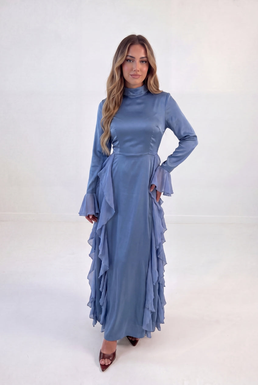 Cascade Frill Gown