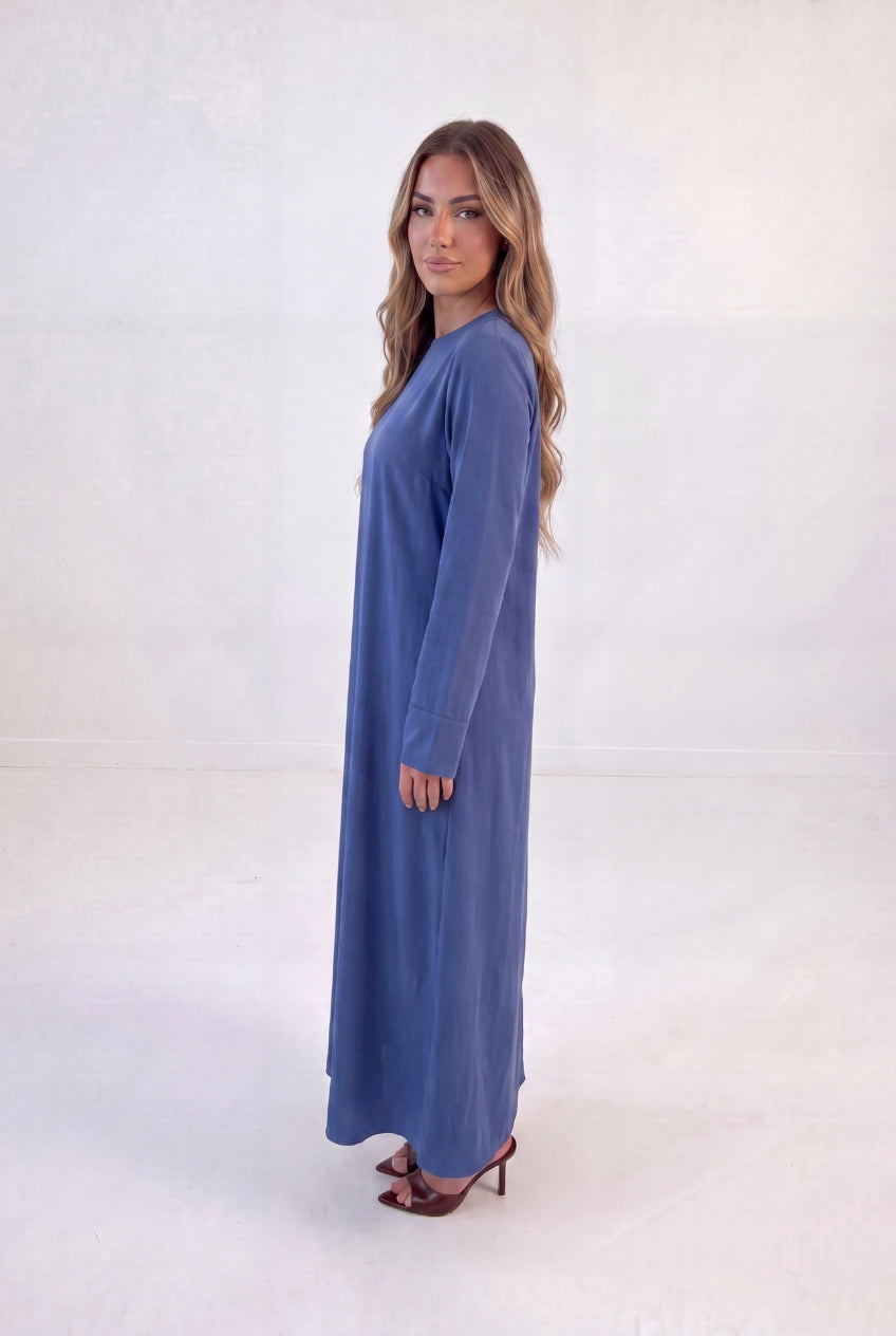 Mock Neck Pullover Maxi