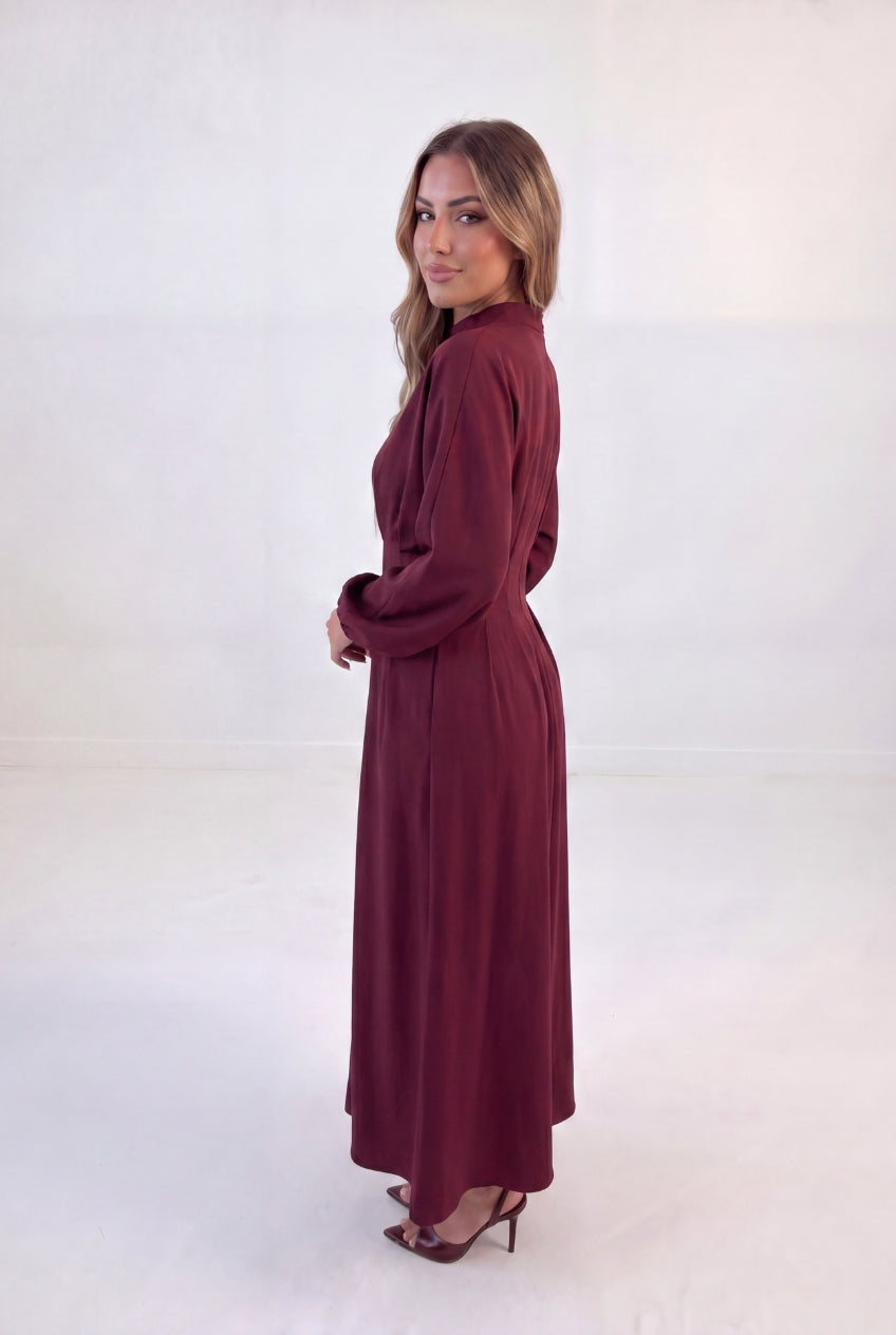 Gathered Waist Maxi