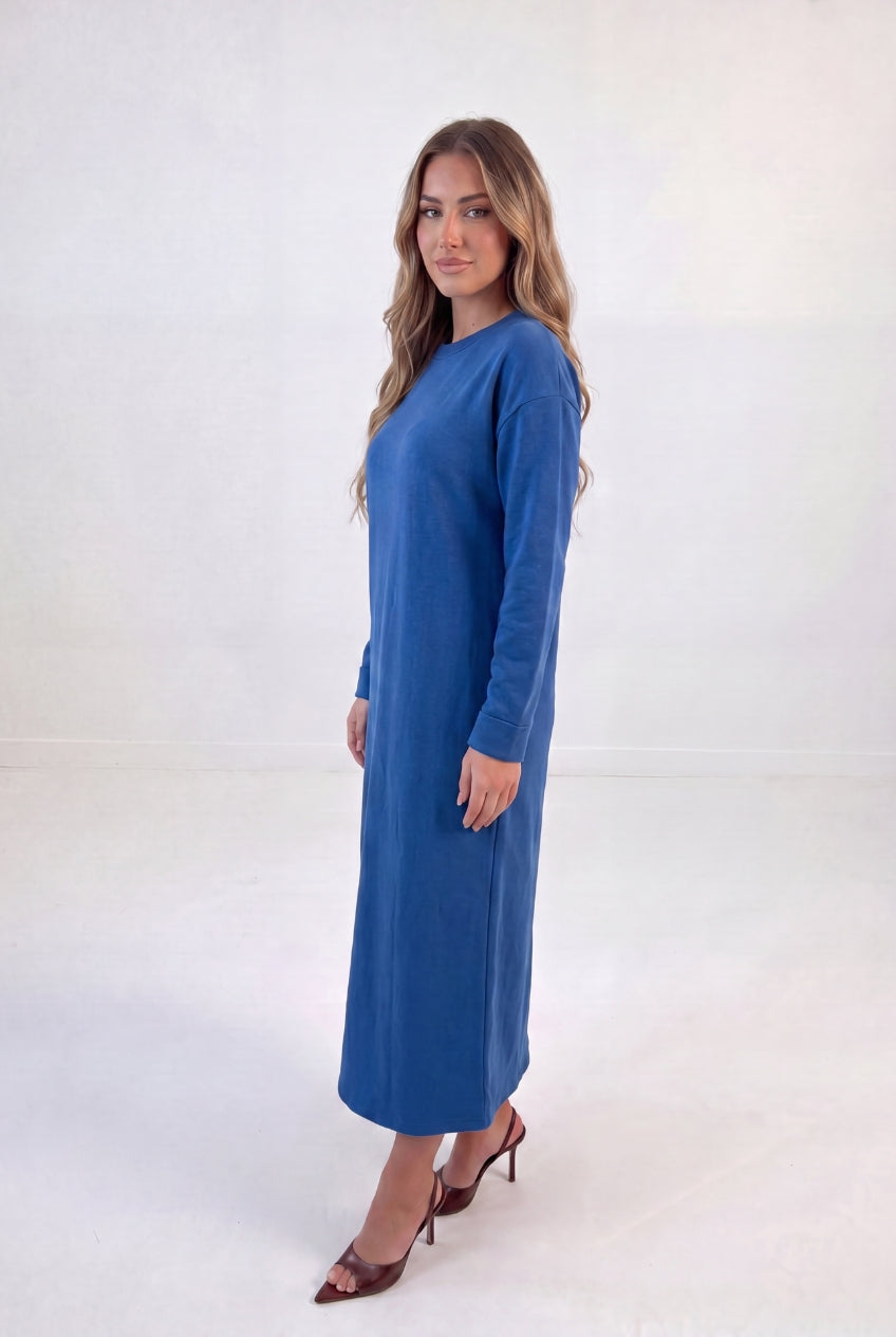 Mock Neck Pullover Maxi
