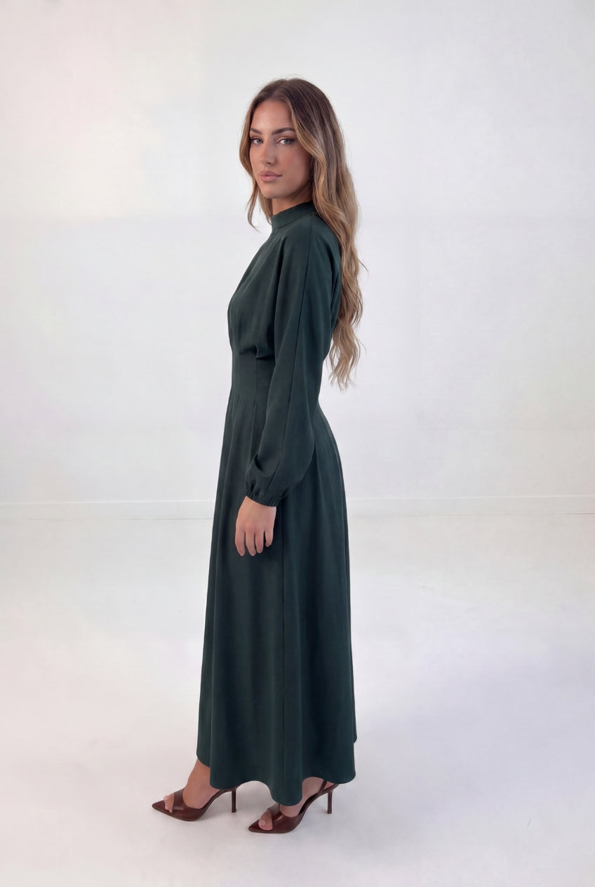 Gathered Waist Maxi