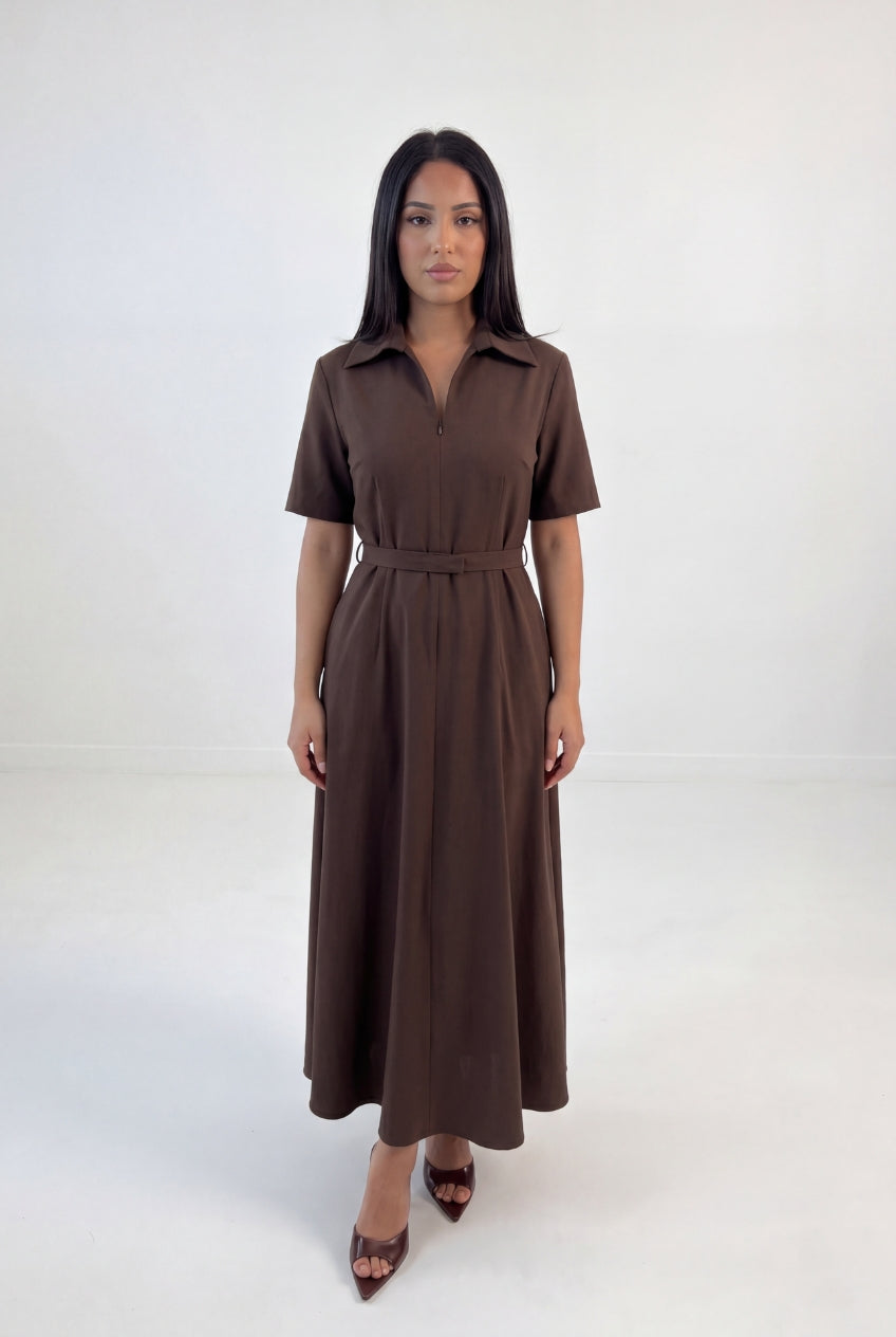 Collar Zip Maxi
