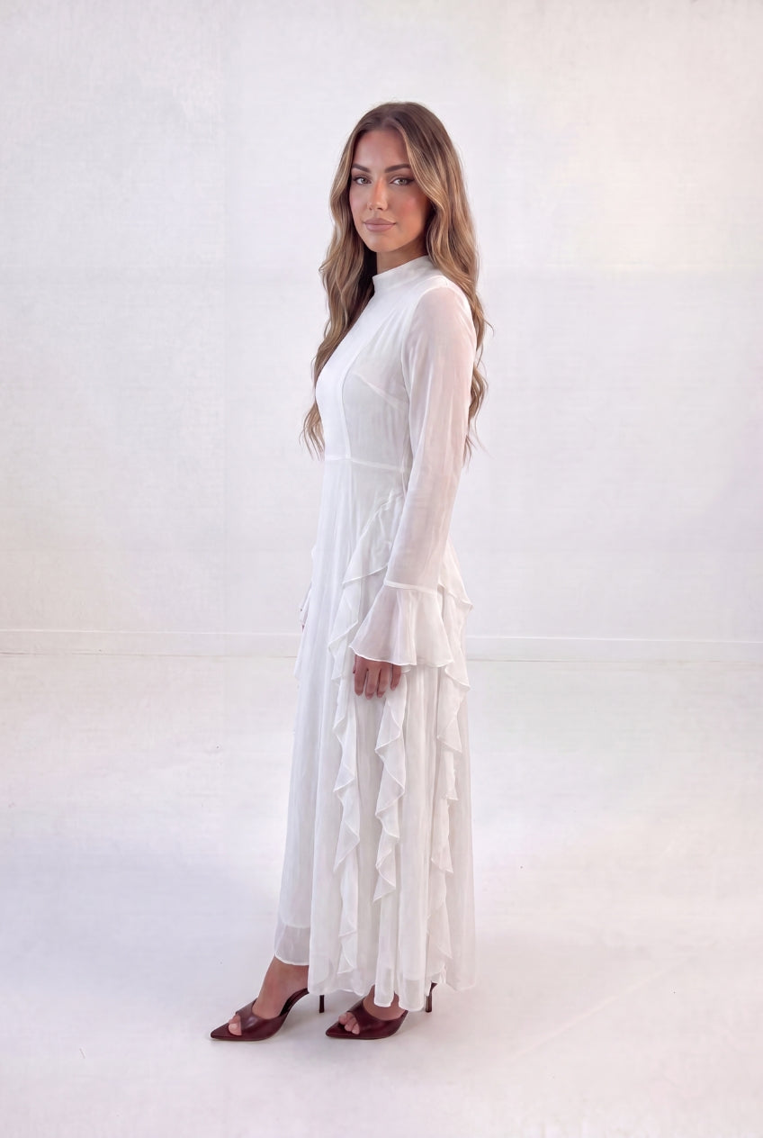 Cascade Frill Gown