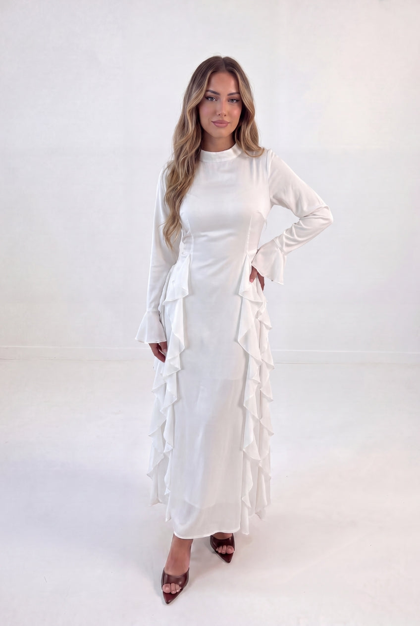 Cascade Frill Gown