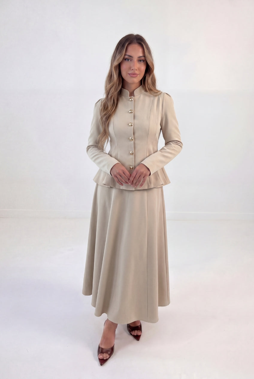 Structured Peplum Set