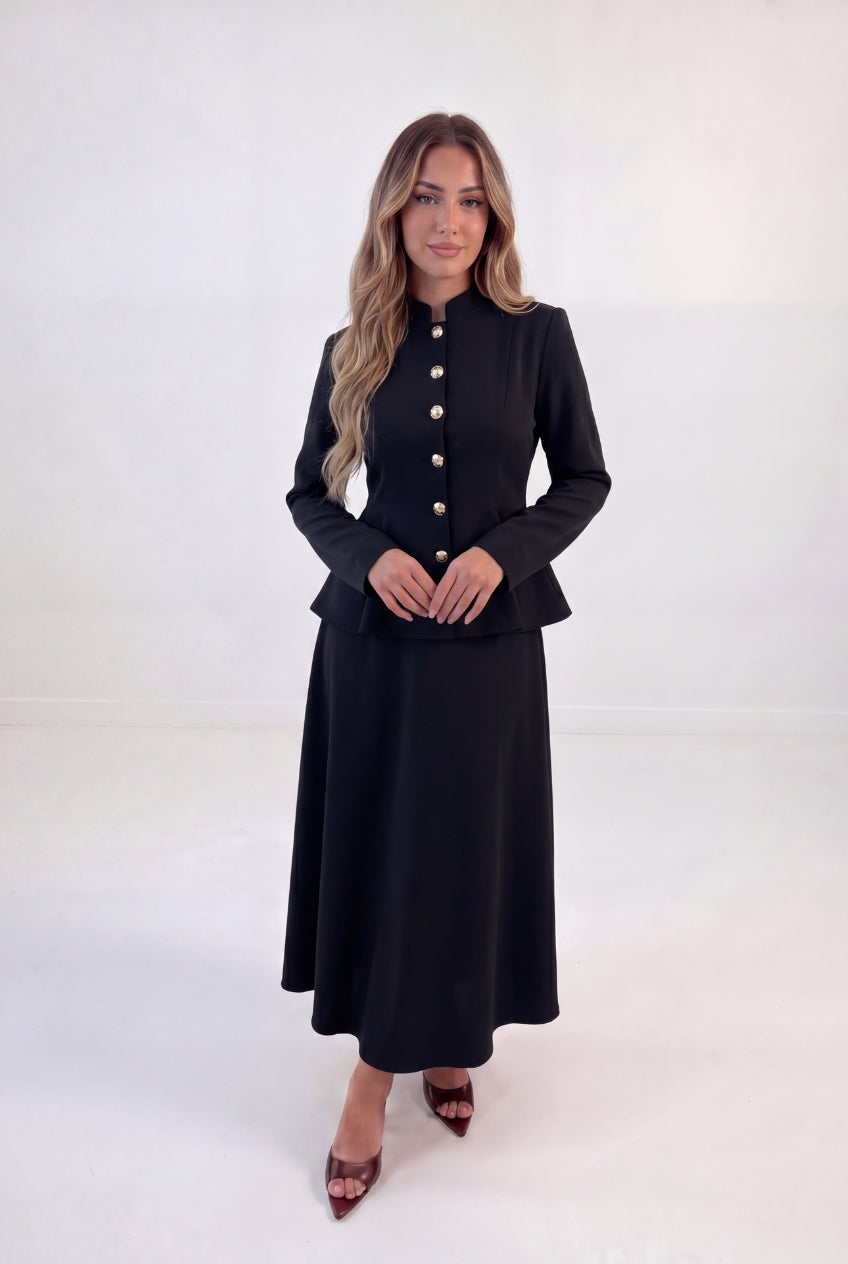 Structured Peplum Set