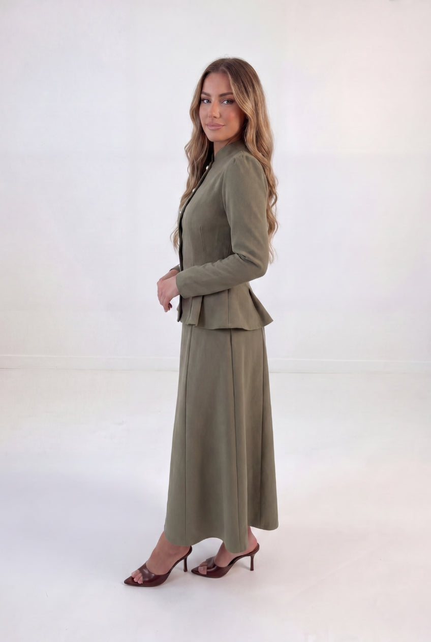 Structured Peplum Set