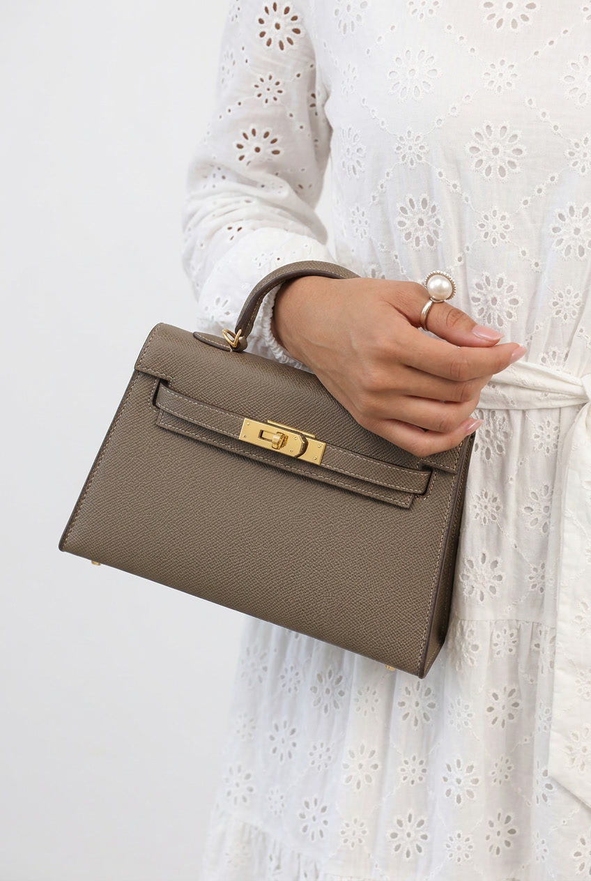 Mini Kelly - Taupe