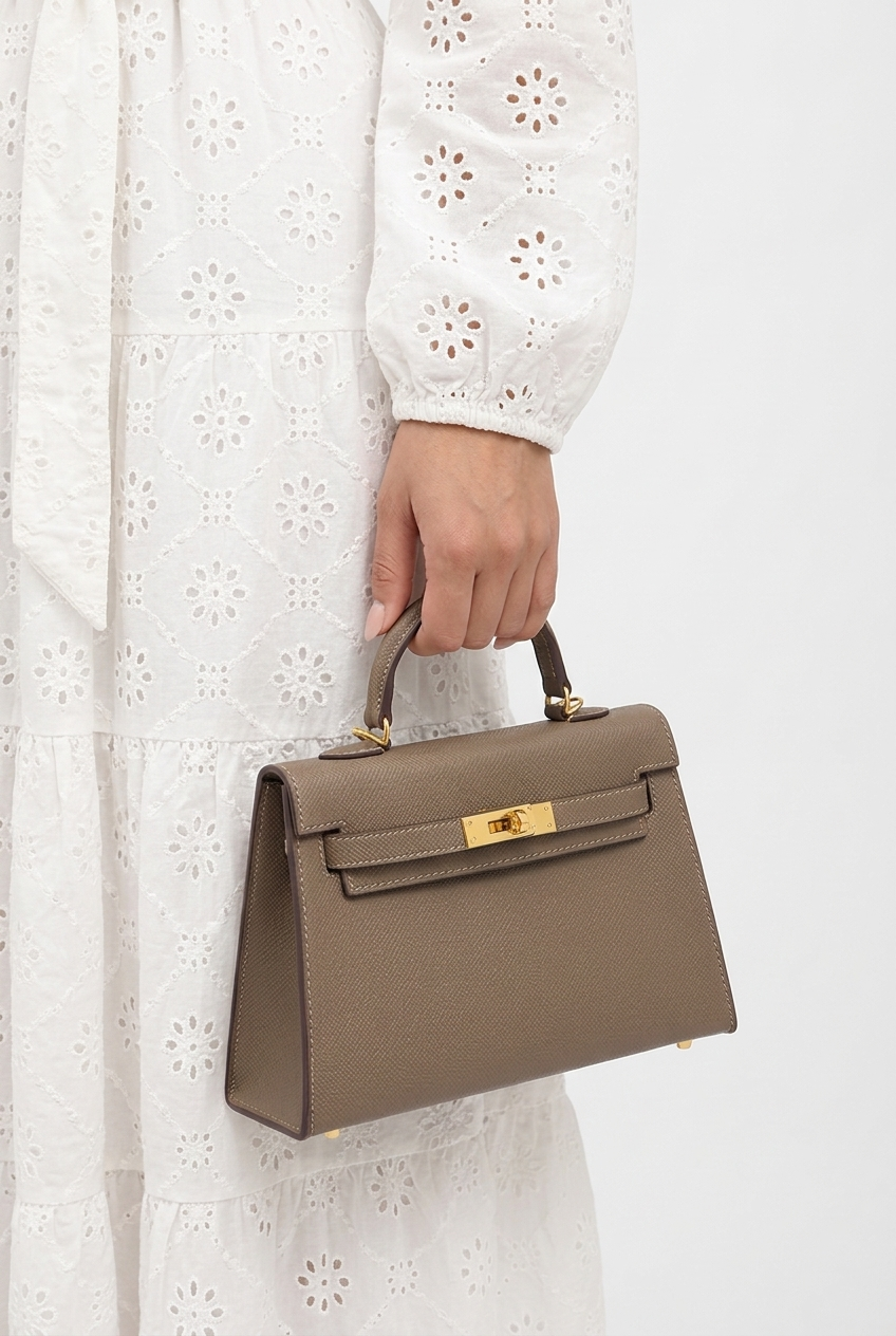 Mini Kelly - Taupe