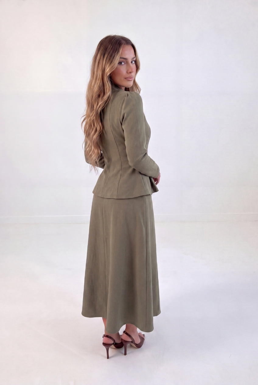 Structured Peplum Set