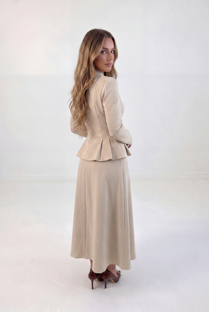 Structured Peplum Set