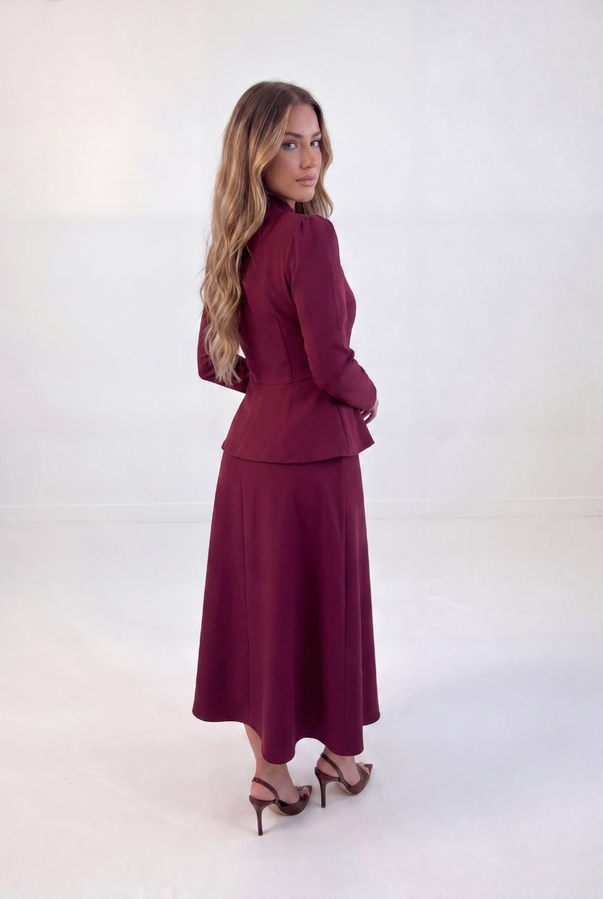 Structured Peplum Set
