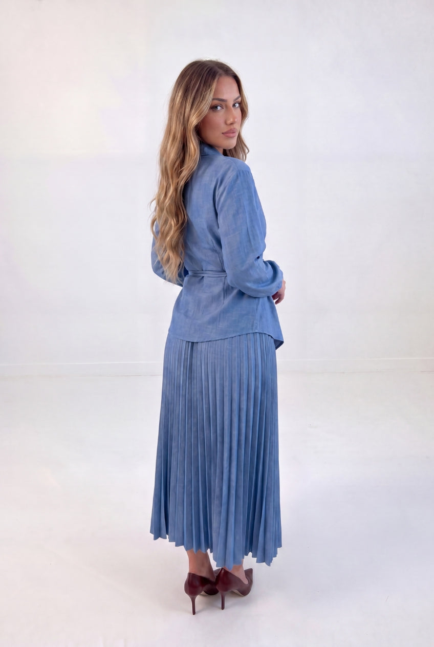 Pleated Wrap Co-ord