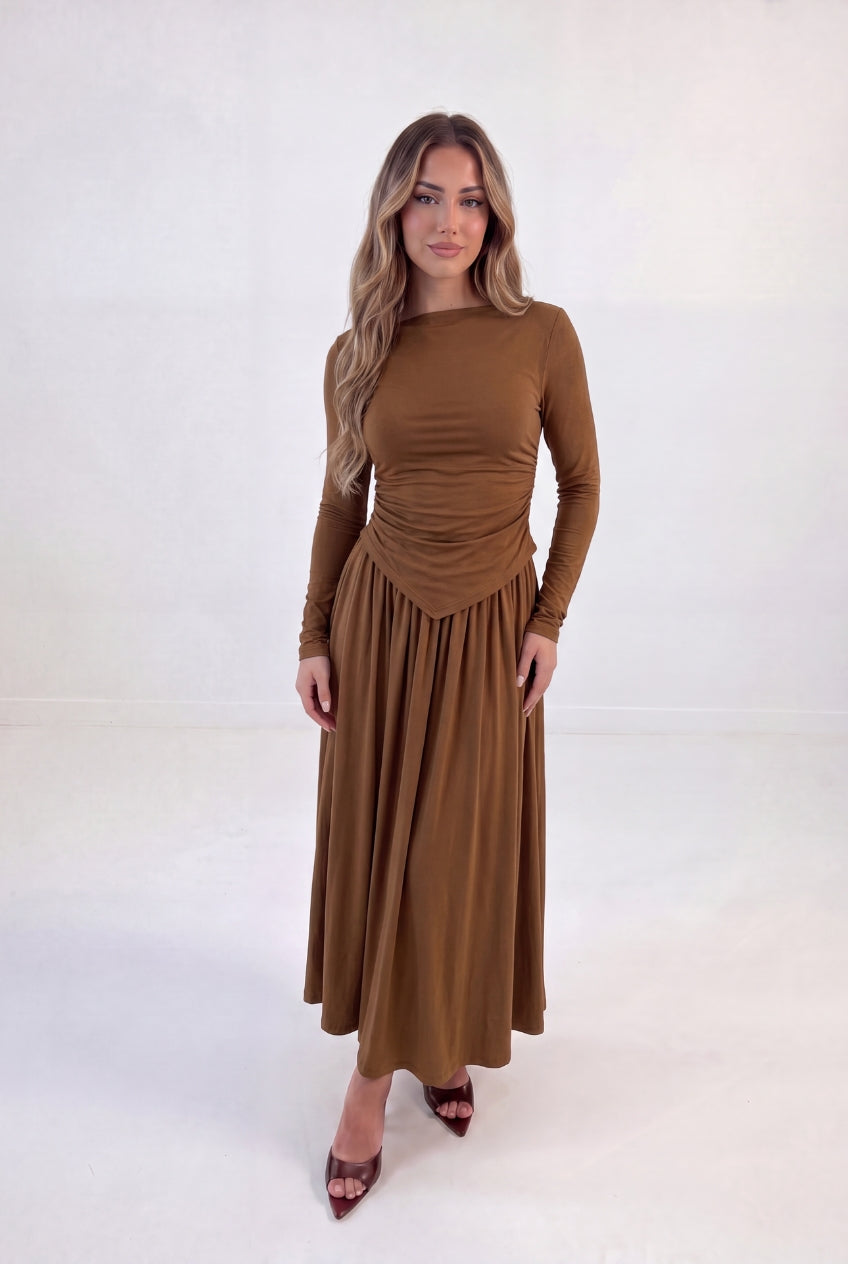 Soft Ruche Maxi Co-ord