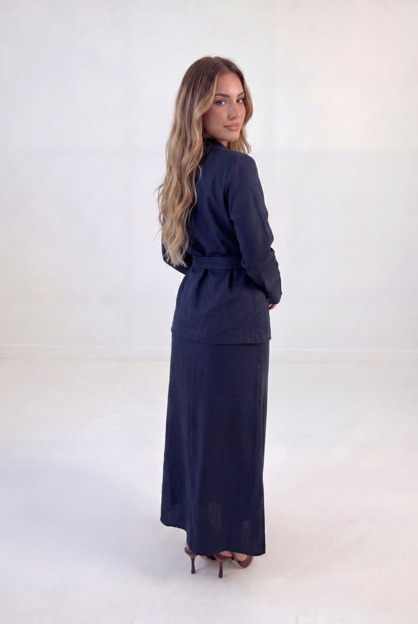 Tie Waist Linen Co-ord