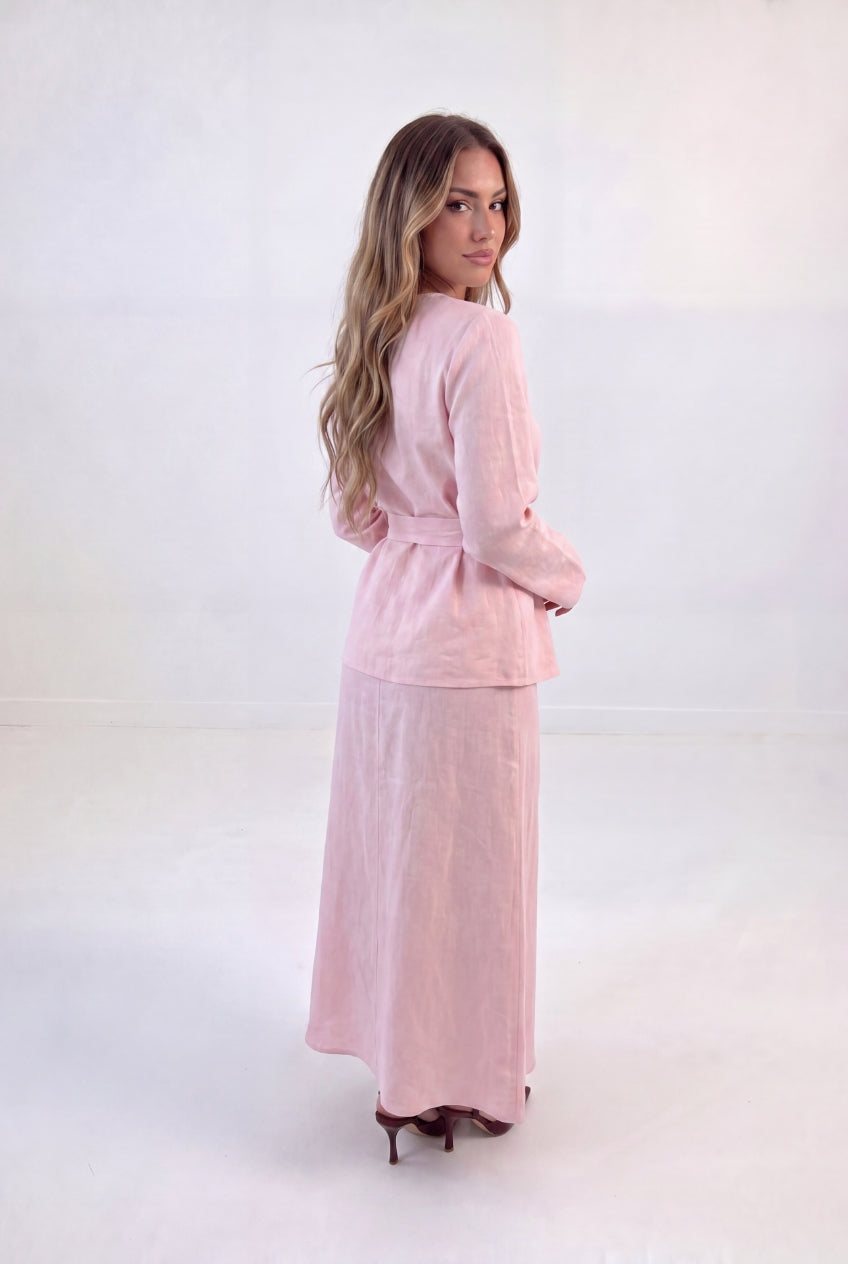 Tie Waist Linen Co-ord