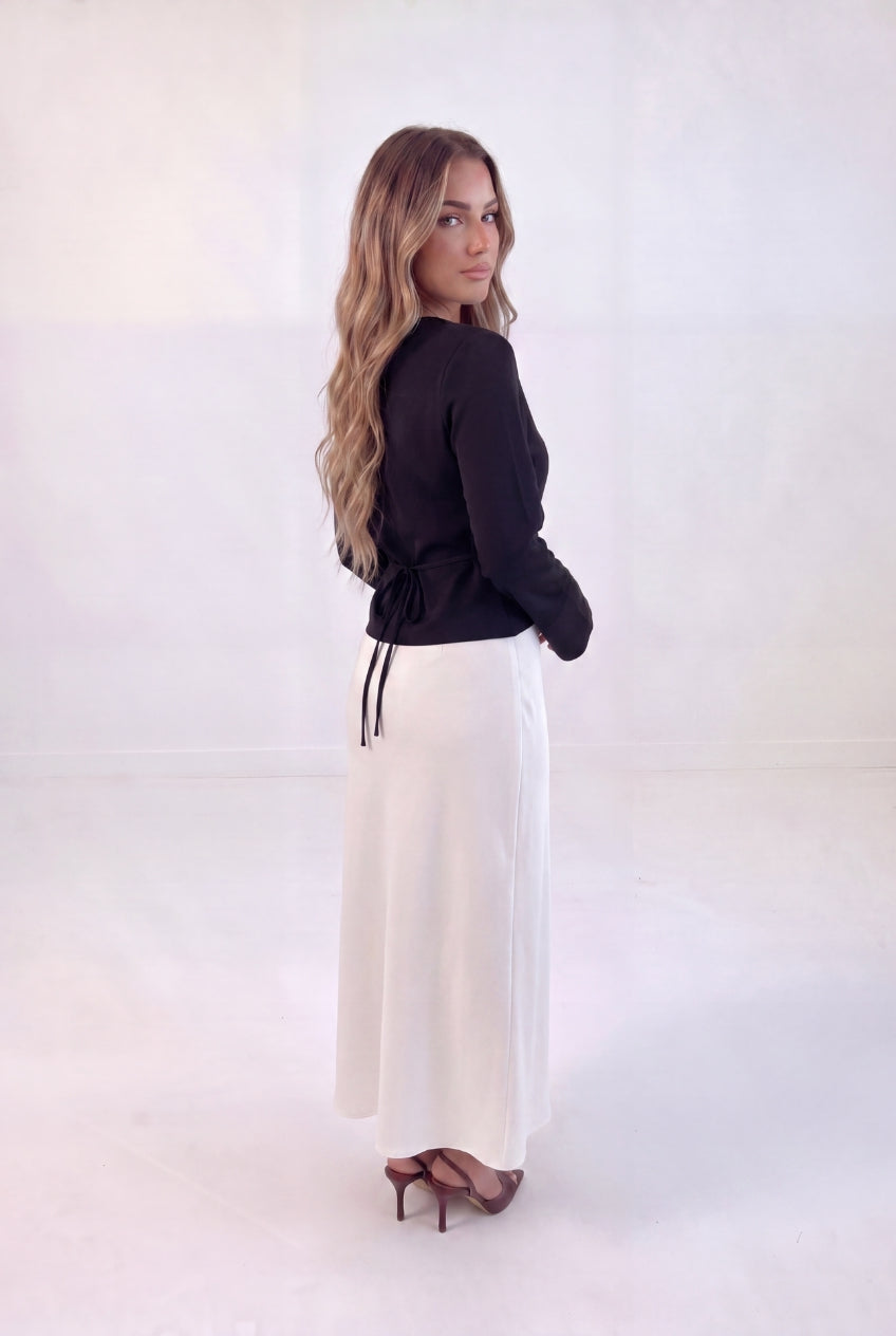 Two Tone Splice Maxi