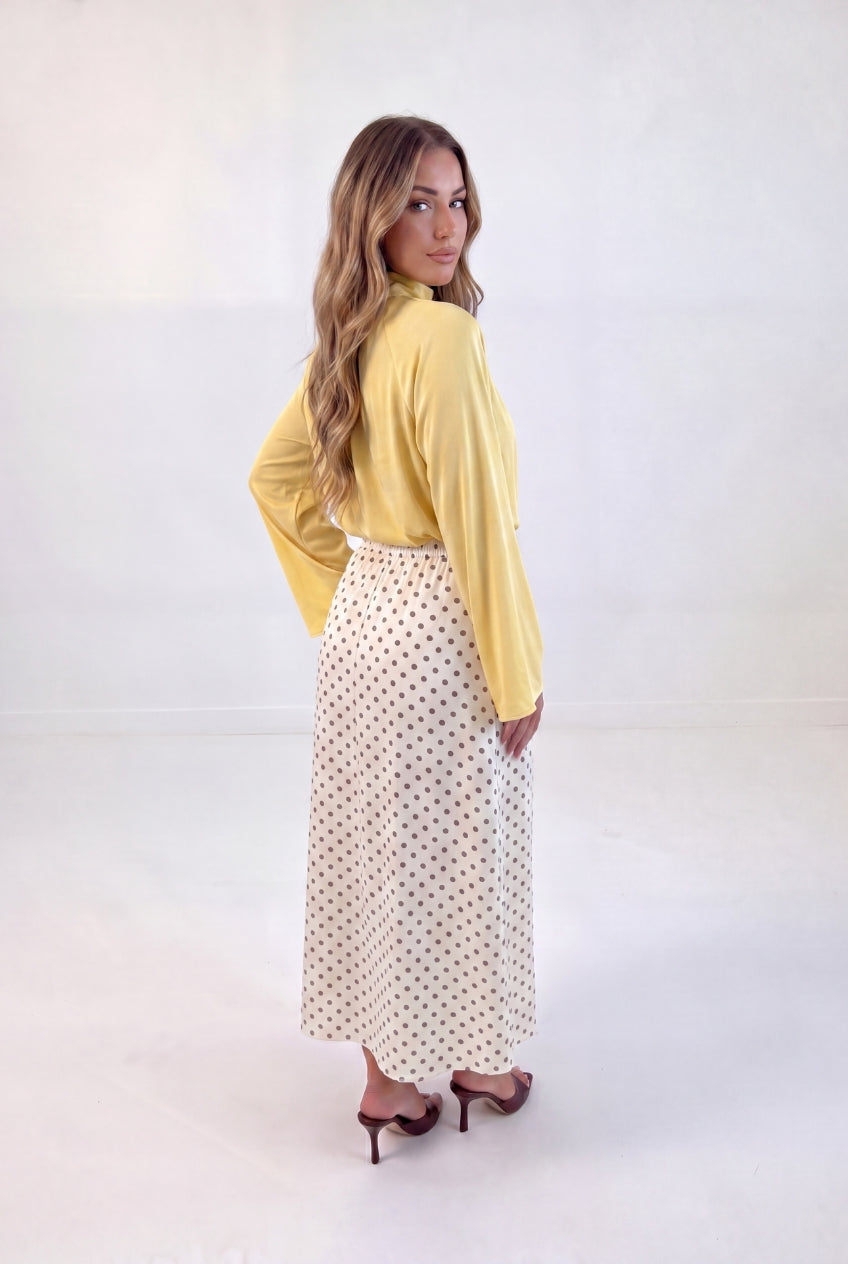 Polka Dot Gathered Set