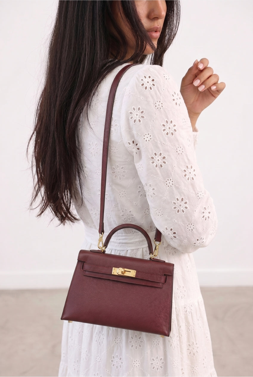 Mini Kelly - Maroon