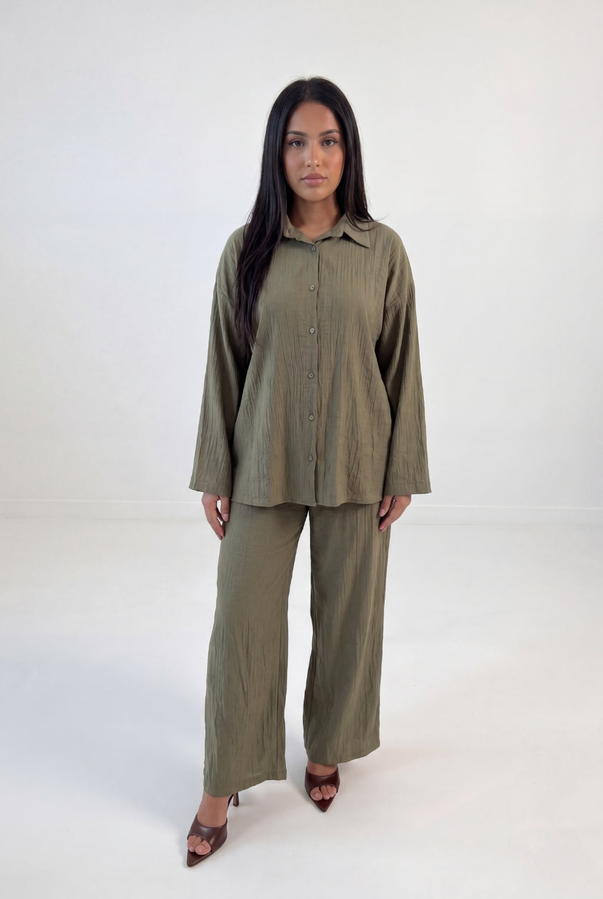 Relaxed Crinkle Co-ord