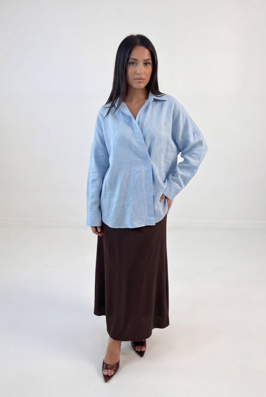 Minimal Luxe Asymmetric Blouse