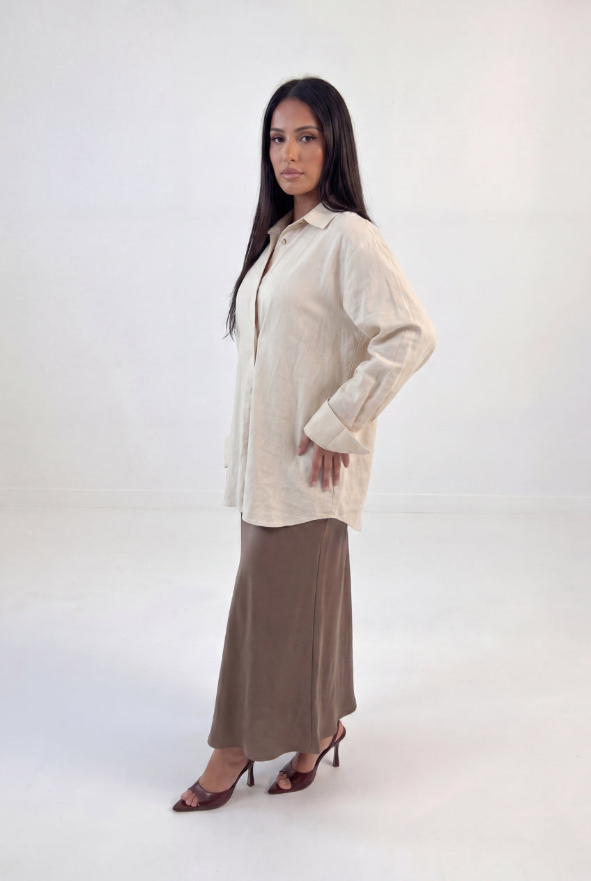 Minimal Luxe Asymmetric Blouse
