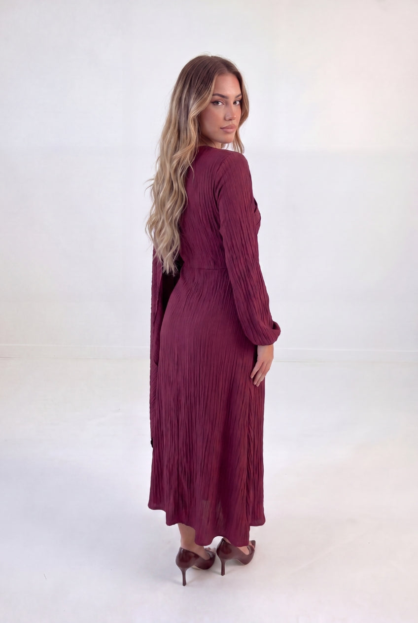 Cross Wrap Flow Dress