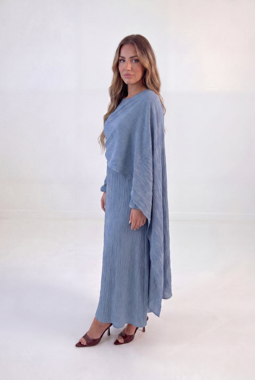 Cross Wrap Flow Dress