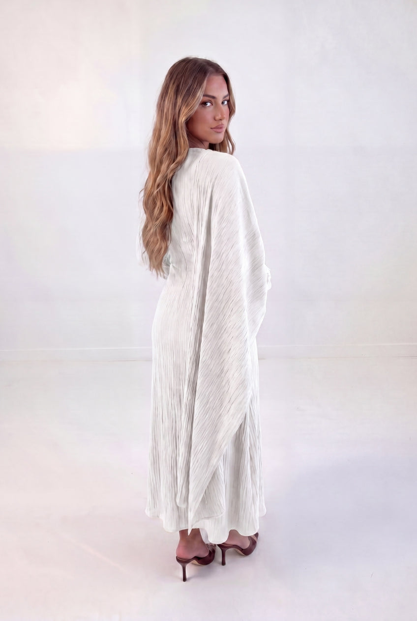 Cross Wrap Flow Dress