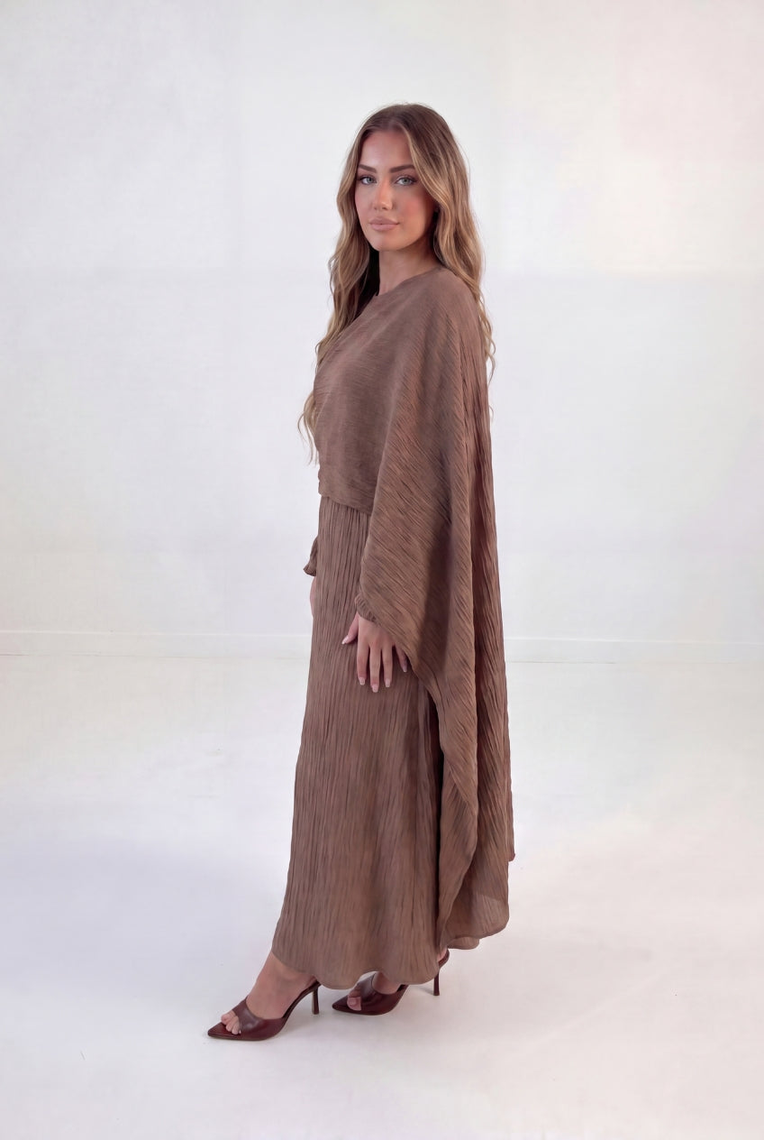 Cross Wrap Flow Dress