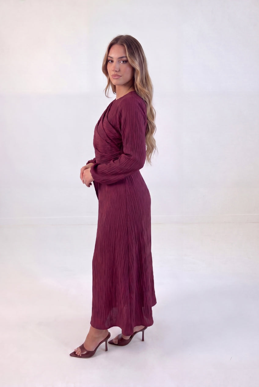 Cross Wrap Flow Dress