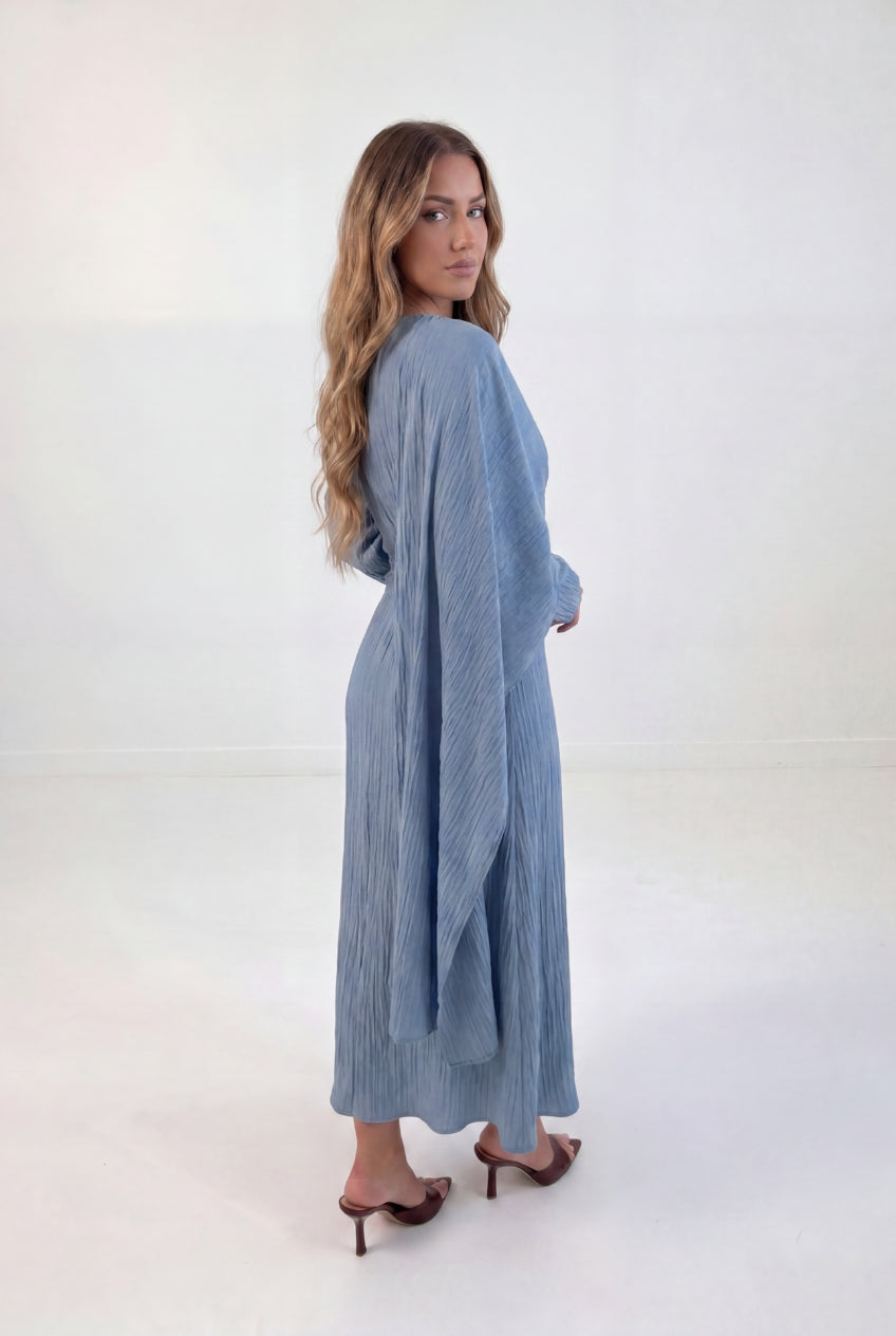 Cross Wrap Flow Dress
