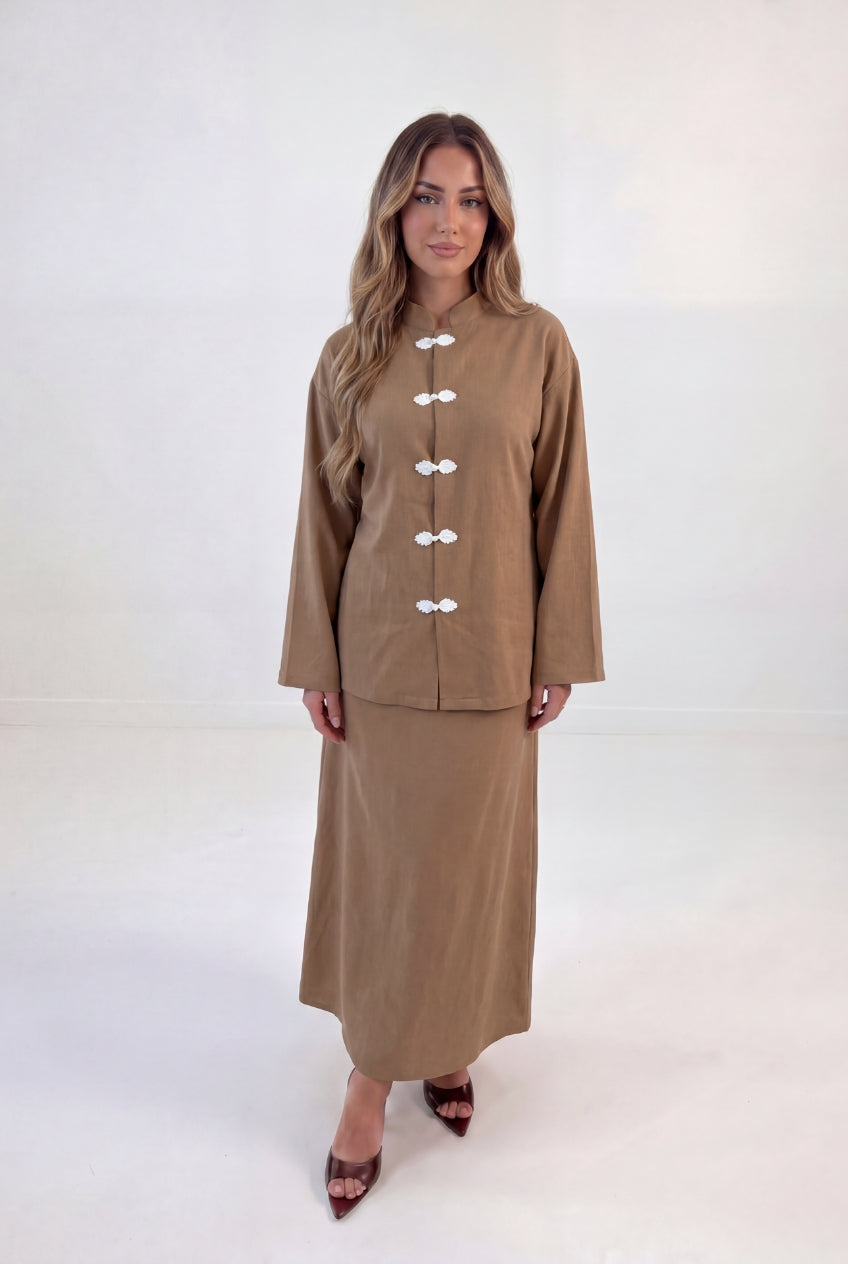 Knot Button Co-ord Set