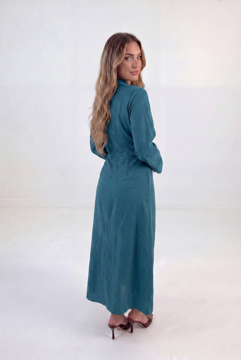 Lace-up Long Dress