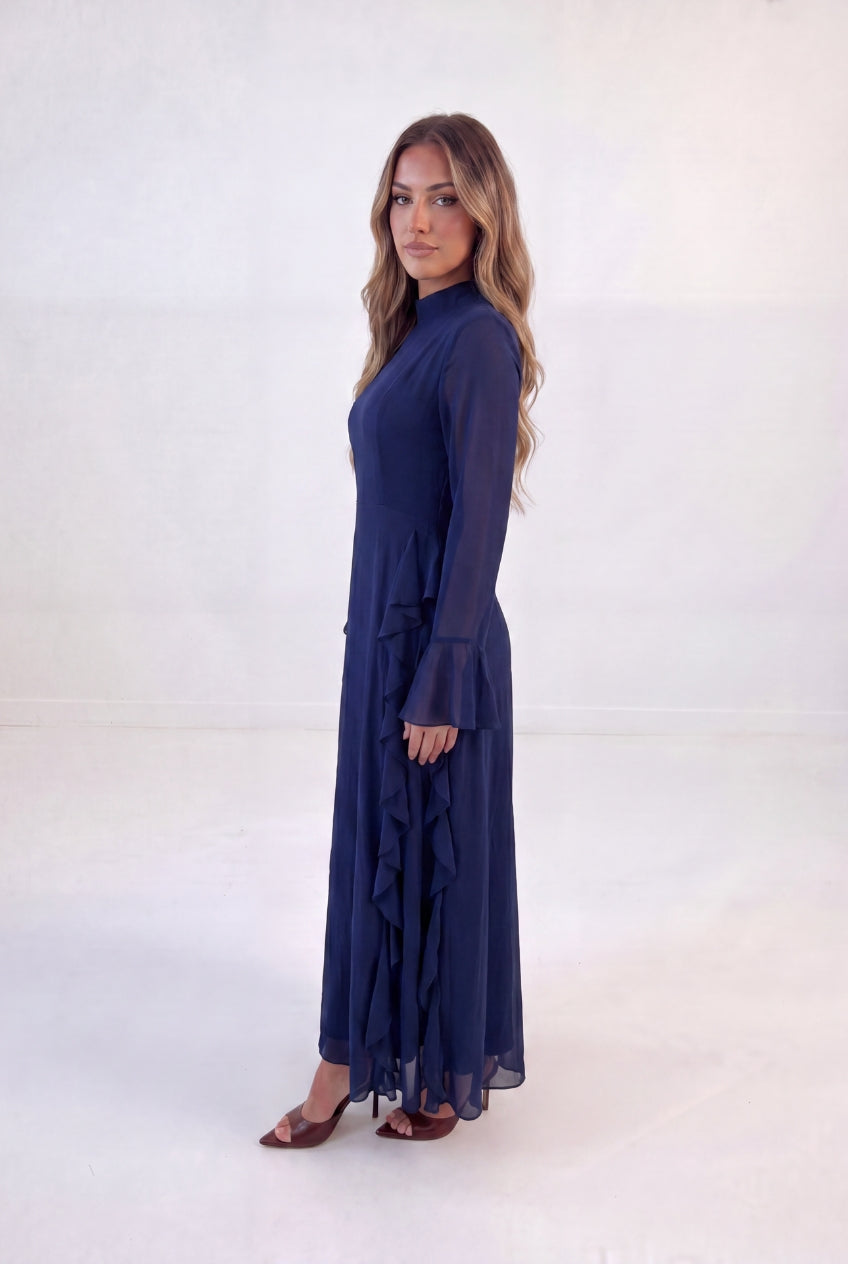 Cascade Frill Gown