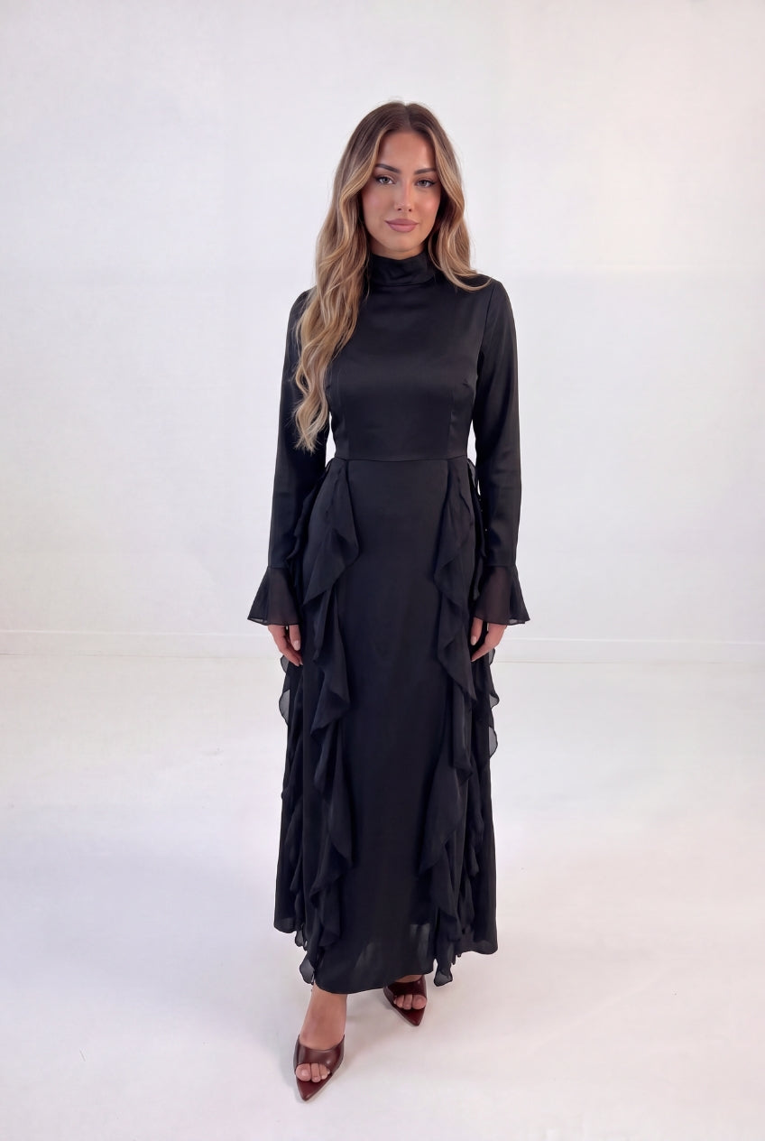 Cascade Frill Gown